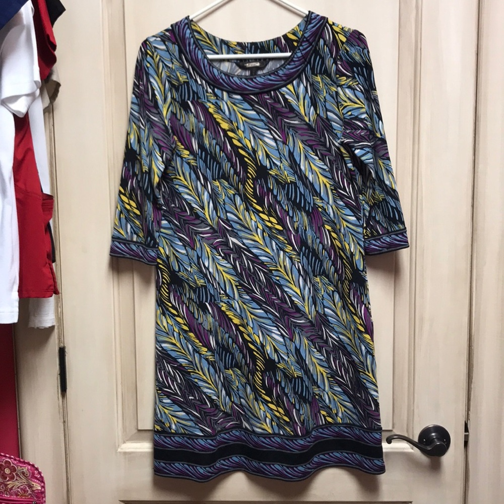 Bcbg feather dress